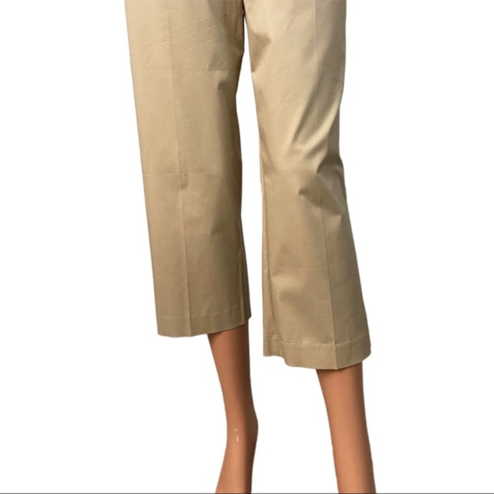 NEW Norton McNaughton Katanga Capris Pants NWT Woman’s Stretch Tan Khaki 6 - Picture 4 of 13